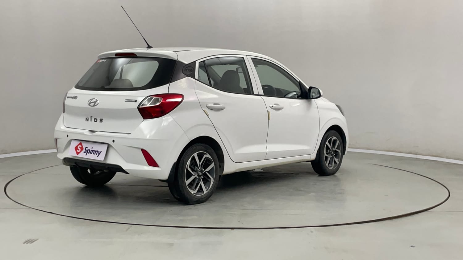 Used 2021 Hyundai Grand i10 Nios Magna Corporate Edition 1.2 Kappa VTVT Petrol Manual exterior RIGHT REAR CORNER VIEW