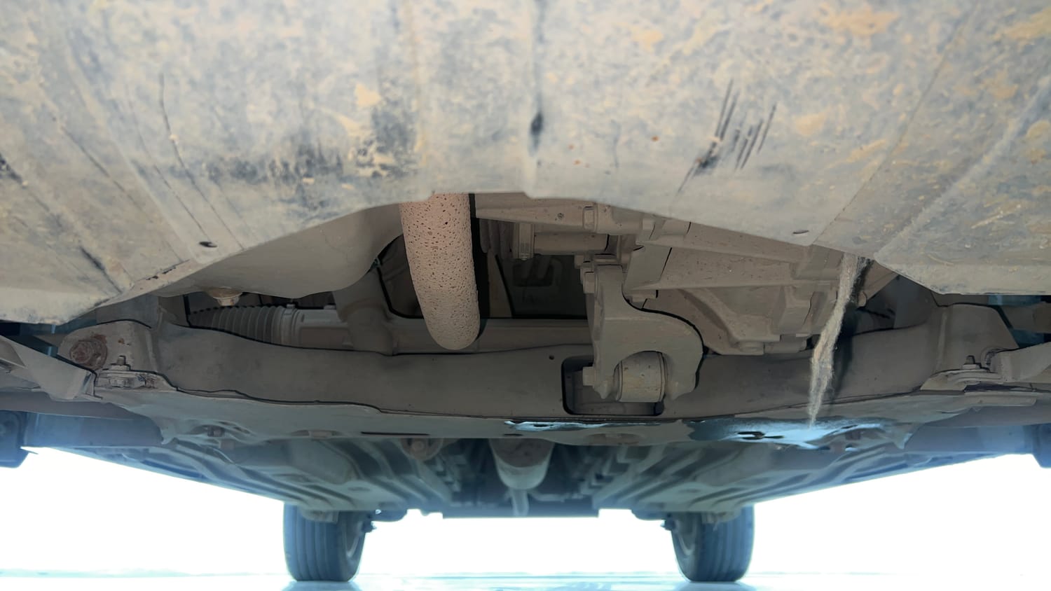 Used 2022 Toyota Urban Cruiser High Grade MT Petrol Manual extra FRONT LEFT UNDERBODY VIEW