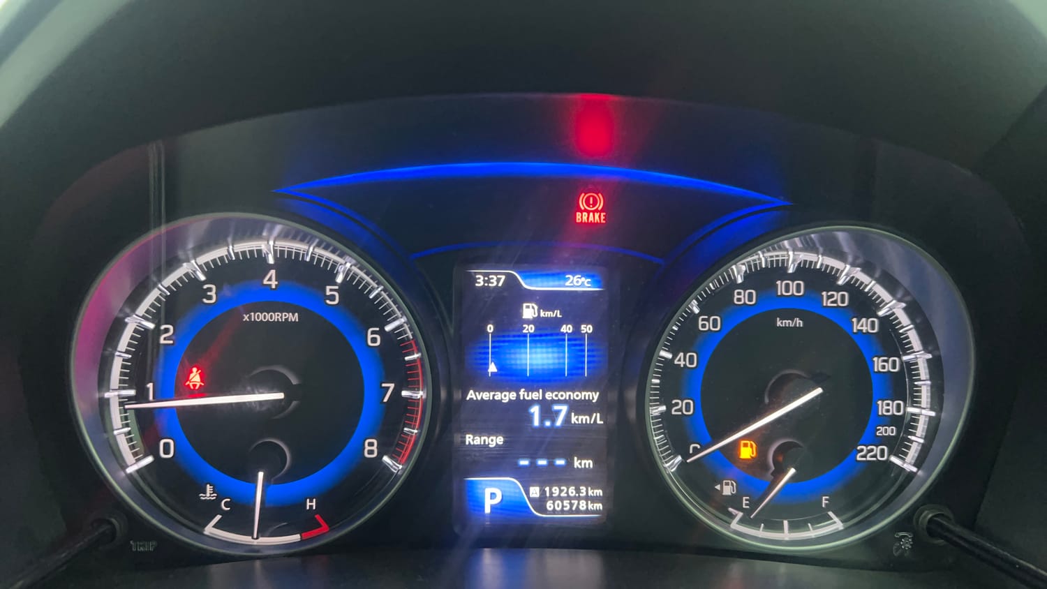 Used 2018 Maruti Suzuki Baleno Zeta 1.2 AT Petrol Automatic interior CLUSTERMETER VIEW