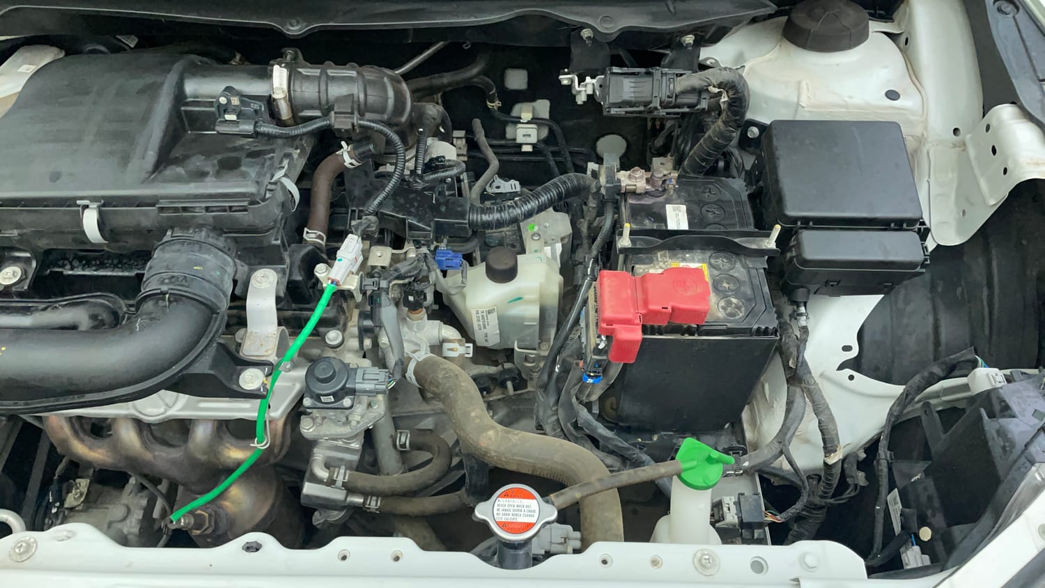 Used 2023 Toyota Glanza V AMT Petrol Automatic engine ENGINE LEFT SIDE VIEW