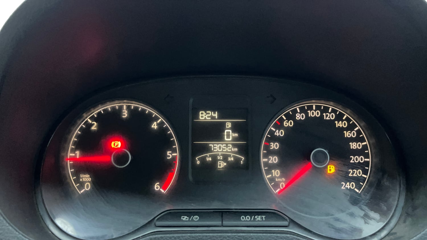 Used 2016 Volkswagen Vento Comfortline Diesel Diesel Manual interior CLUSTERMETER VIEW