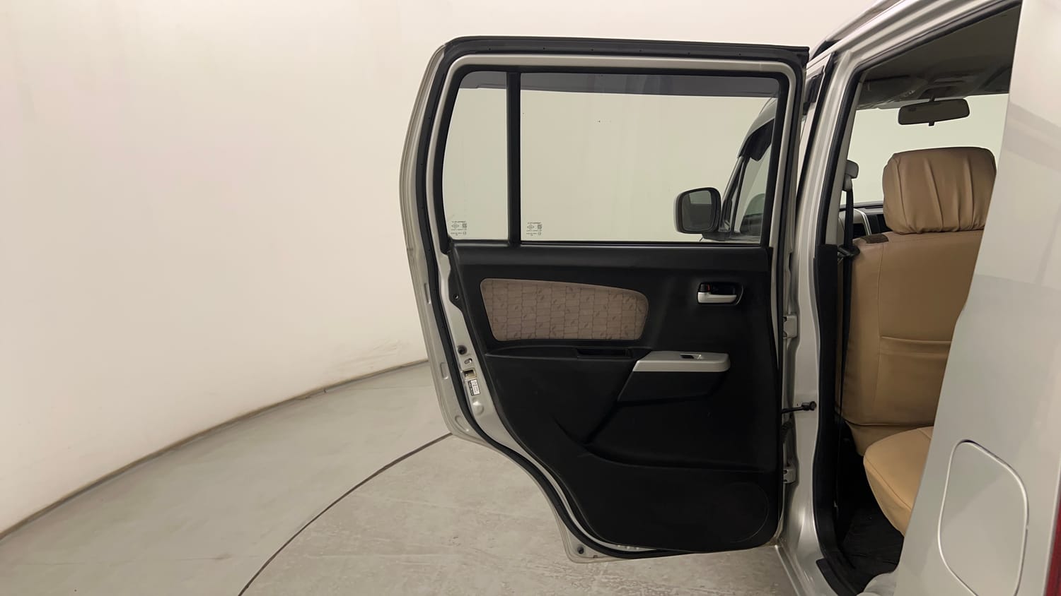 Used 2015 Maruti Suzuki Wagon R VXI Petrol Manual interior LEFT REAR DOOR OPEN VIEW