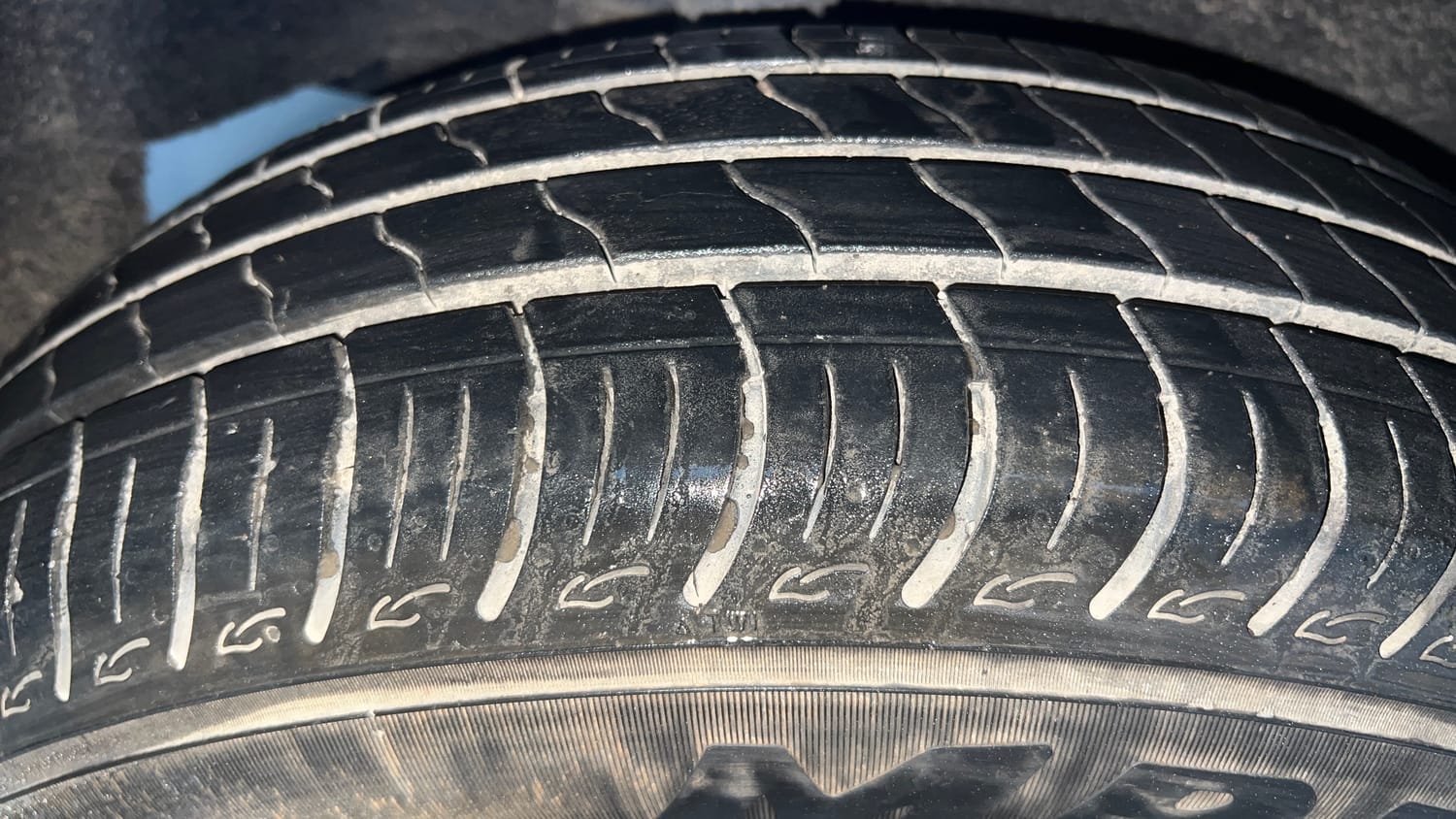 Used 2022 Maruti Suzuki Baleno Delta Petrol Manual tyres RIGHT REAR TYRE TREAD VIEW