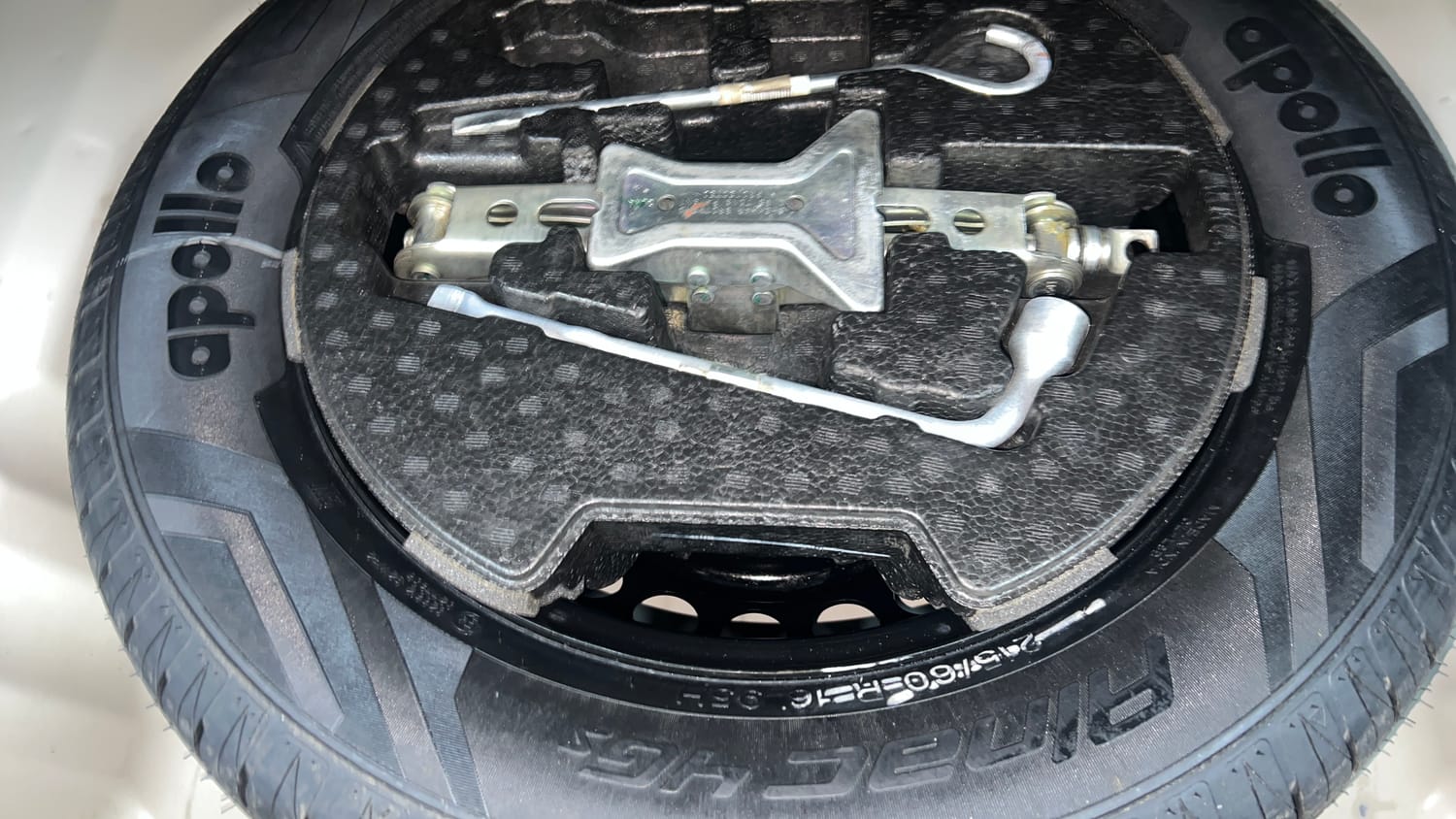 Used 2022 Toyota Urban Cruiser High Grade MT Petrol Manual tyres SPARE TYRE VIEW