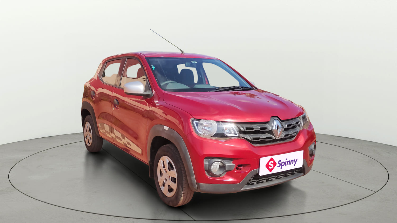 Used 2017 Renault Kwid 1.0 RXT AMT Opt Petrol Automatic exterior RIGHT FRONT CORNER VIEW