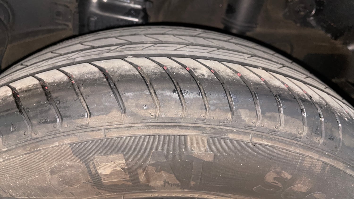 Used 2026 Hyundai Venue 1.2 Kappa Petrol MT HX 5+ Petrol Manual tyres LEFT REAR TYRE TREAD VIEW