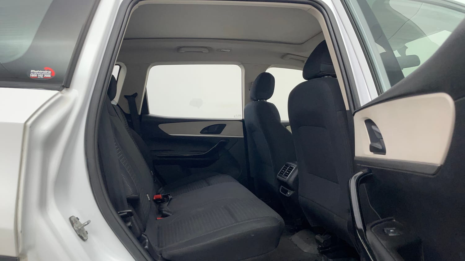 Used 2023 Mahindra XUV700 AX 5 Petrol AT 5 STR Petrol Automatic interior RIGHT SIDE REAR DOOR CABIN VIEW