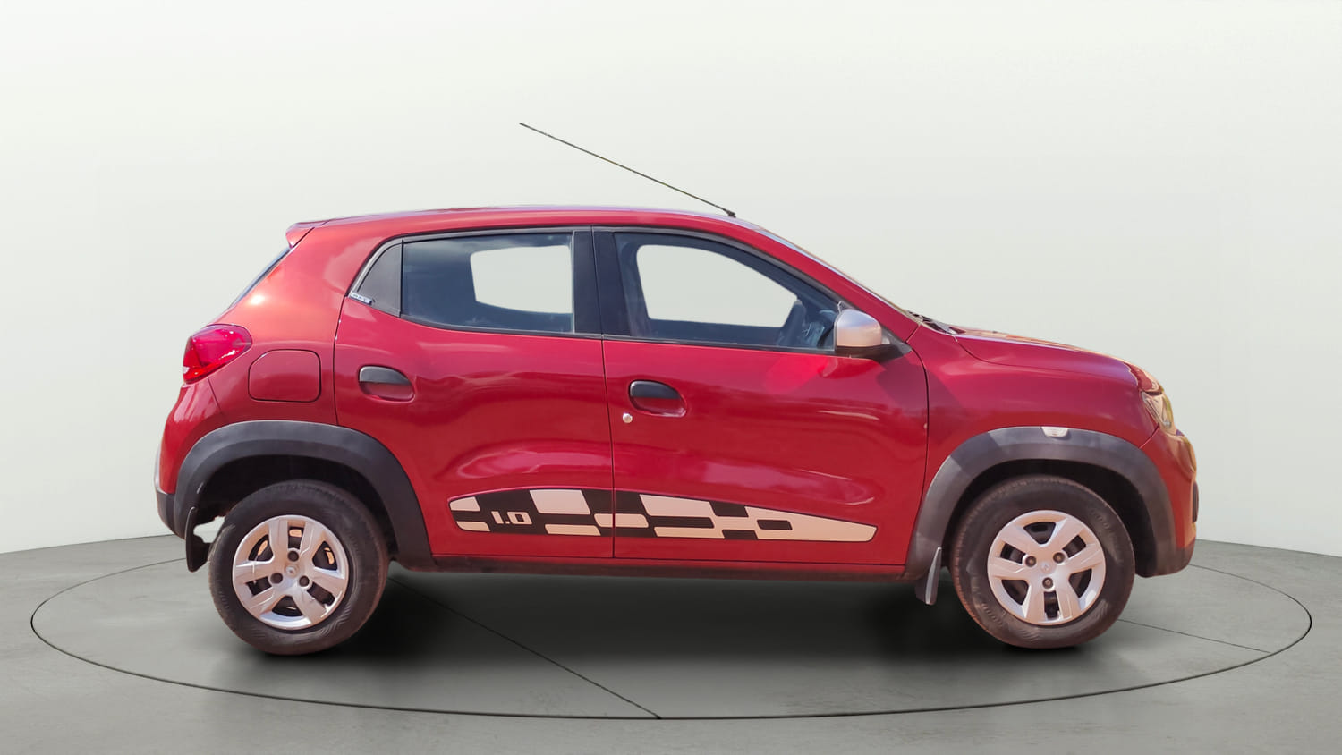 Used 2017 Renault Kwid 1.0 RXT AMT Opt Petrol Automatic exterior RIGHT SIDE VIEW