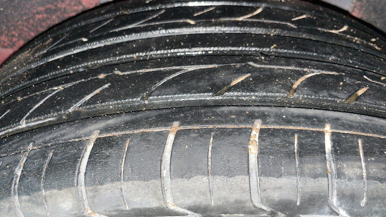 Used 2020 Maruti Suzuki Baleno Zeta Petrol Manual tyres LEFT REAR TYRE TREAD VIEW