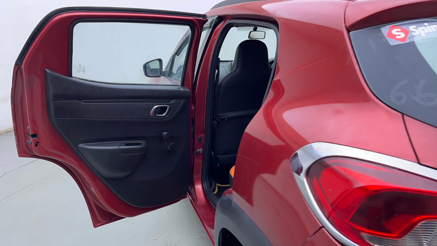 Used 2018 Renault Kwid RXT Petrol Manual interior LEFT REAR DOOR OPEN VIEW