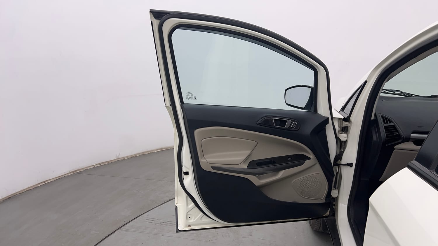Used 2021 Ford EcoSport Titanium 1.5L Ti-VCT Petrol Manual interior LEFT FRONT DOOR OPEN VIEW