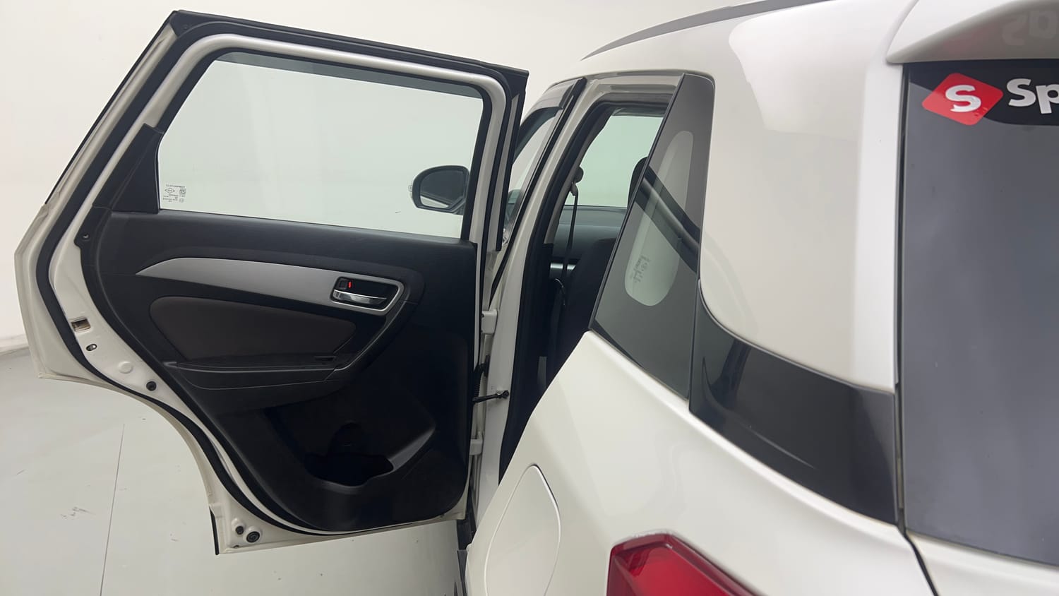 Used 2022 Toyota Urban Cruiser High Grade MT Petrol Manual interior LEFT REAR DOOR OPEN VIEW