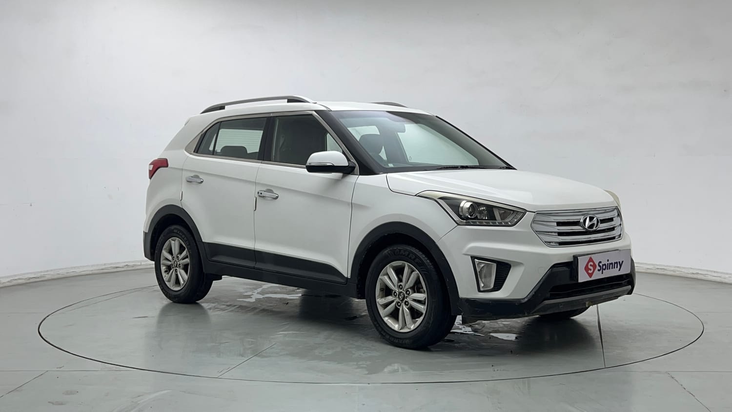 Used 2015 Hyundai Creta 1.6 SX Plus Petrol Petrol Manual exterior RIGHT FRONT CORNER VIEW