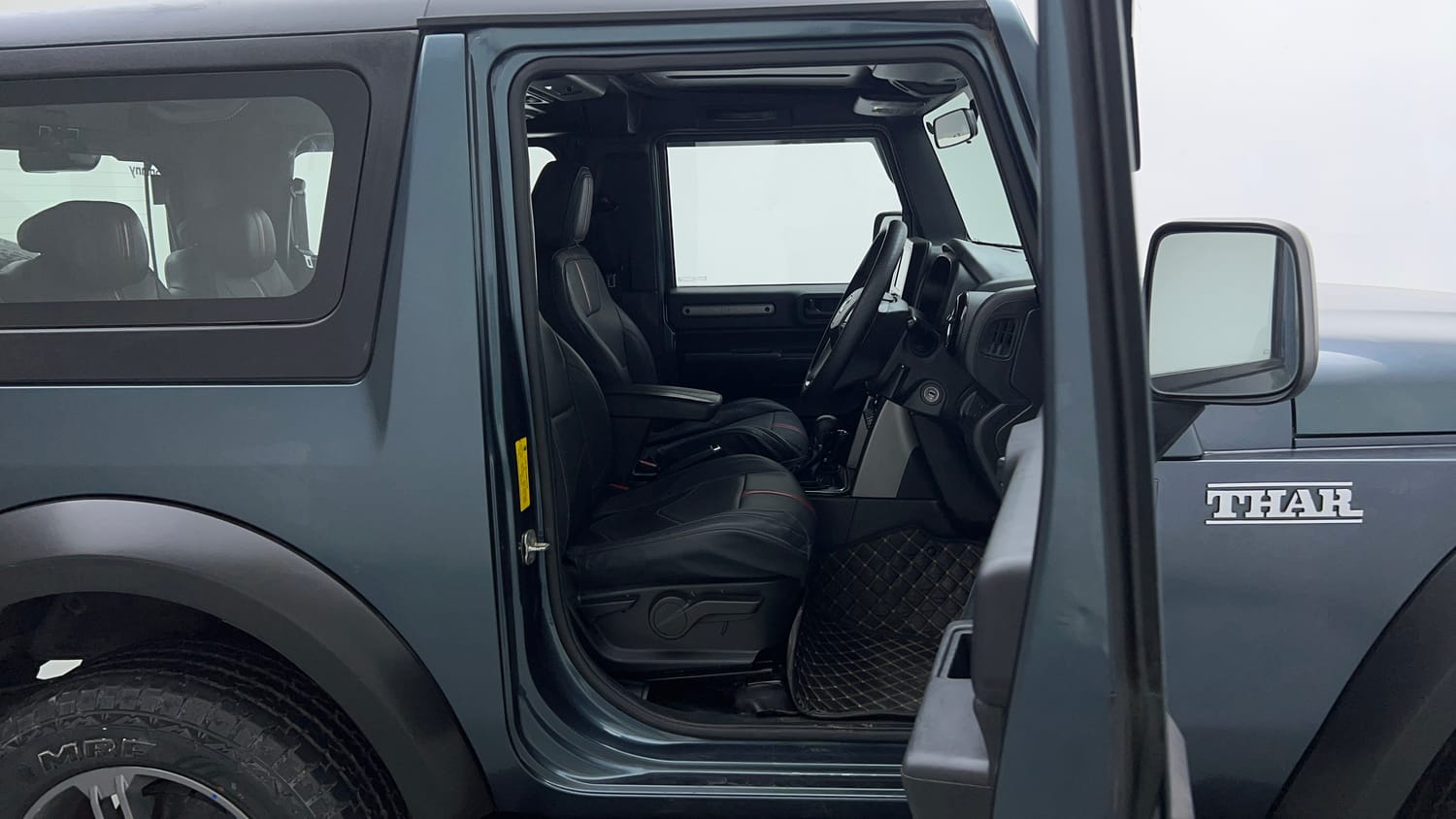 Used 2022 mahindra Thar LX Hard Top Petrol AT 4WD Petrol Automatic interior RIGHT SIDE FRONT DOOR CABIN VIEW