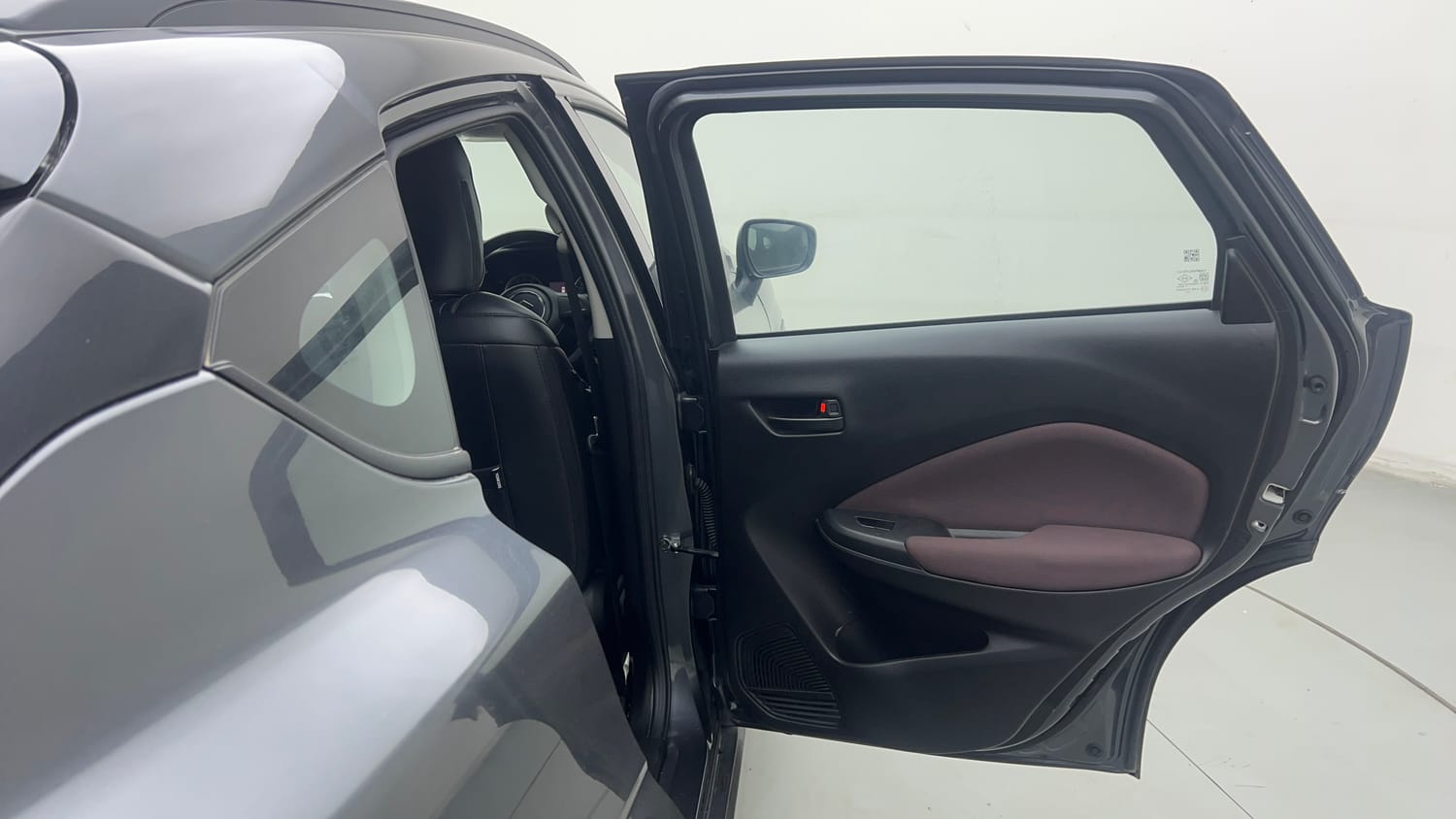 Used 2025 Maruti Suzuki Fronx Sigma 1.2L MT Petrol Manual interior RIGHT REAR DOOR OPEN VIEW