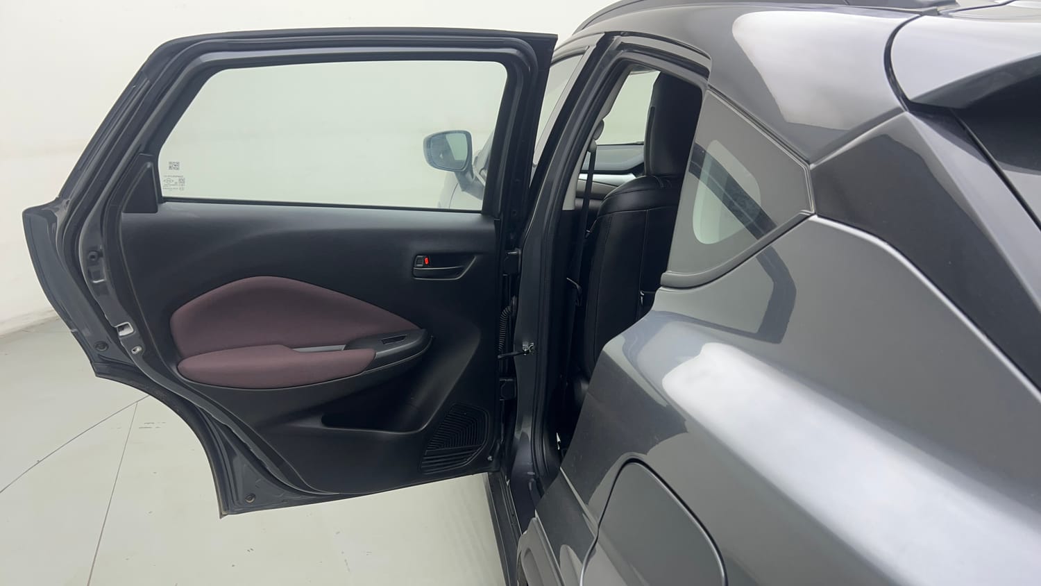 Used 2025 Maruti Suzuki Fronx Sigma 1.2L MT Petrol Manual interior LEFT REAR DOOR OPEN VIEW