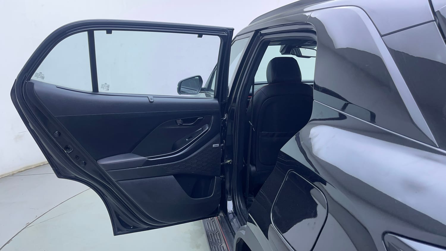 Used 2024 Hyundai Creta N-Line N10 1.5 Turbo DCT Petrol Automatic interior LEFT REAR DOOR OPEN VIEW