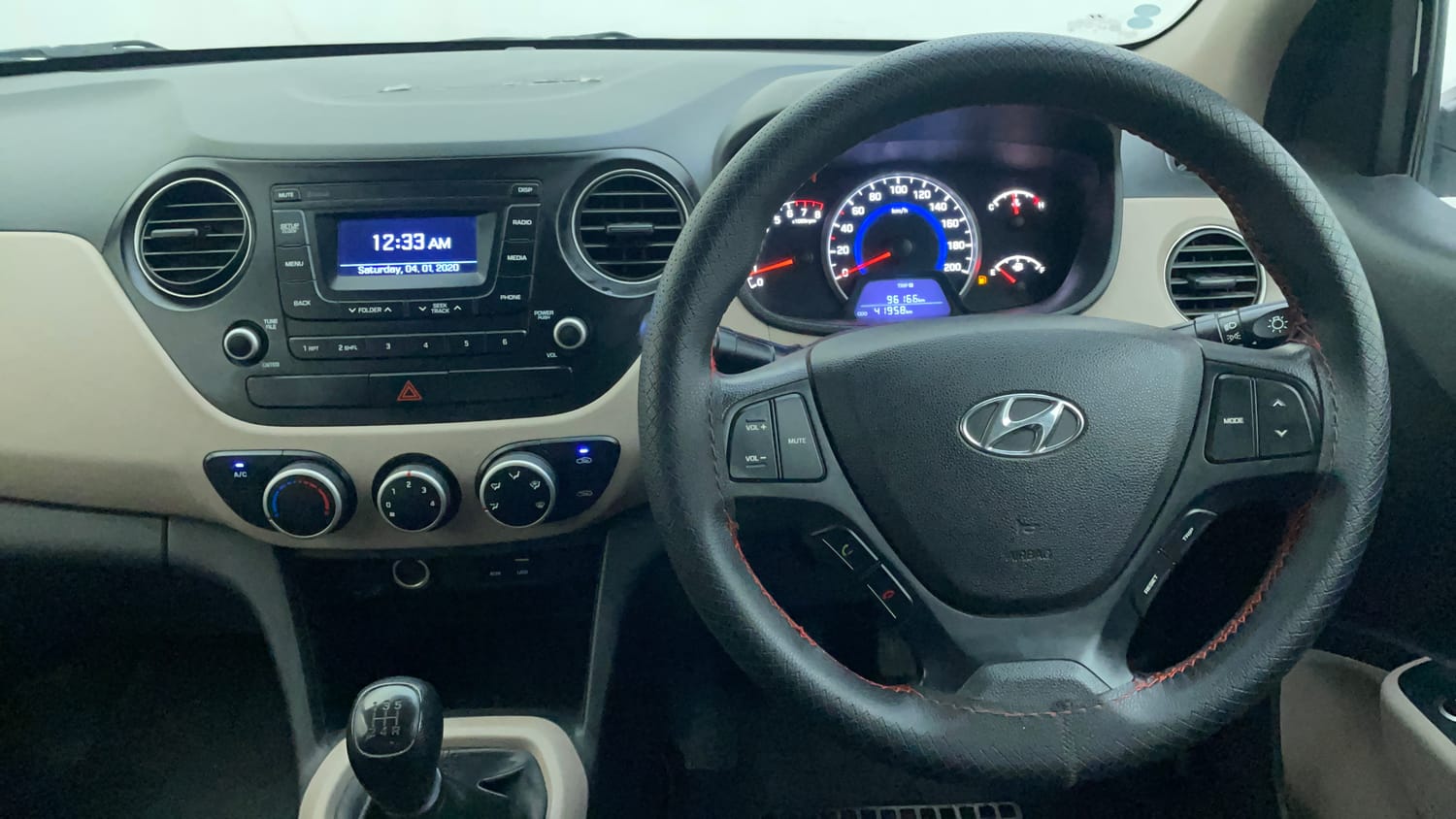 Used 2018 Hyundai Grand i10 Magna 1.2 Kappa VTVT Petrol Manual interior STEERING VIEW