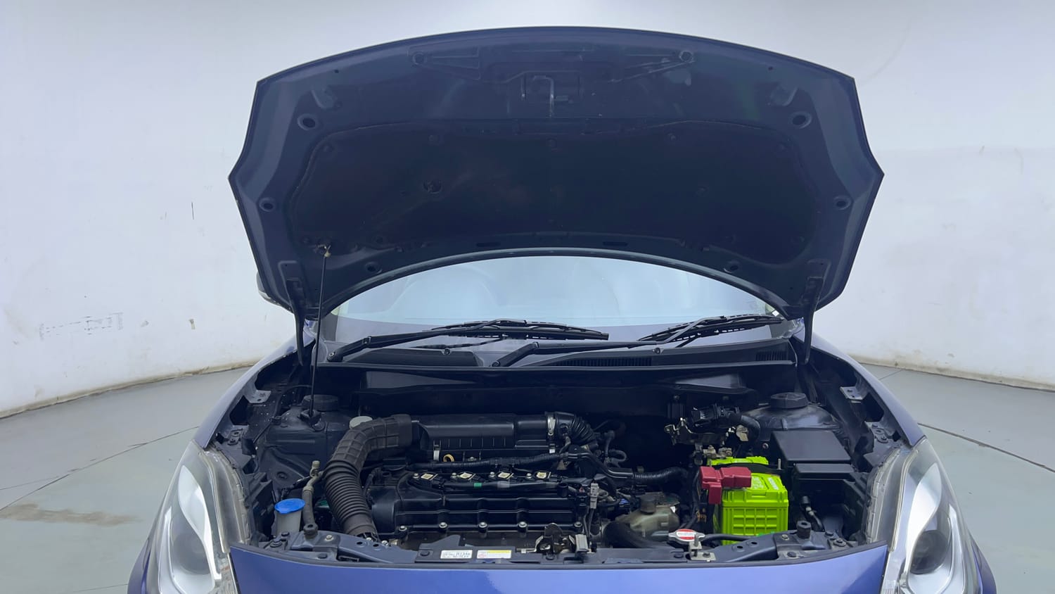 Used 2018 Maruti Suzuki Dzire ZXi Plus AMT Petrol Automatic engine ENGINE & BONNET OPEN FRONT VIEW