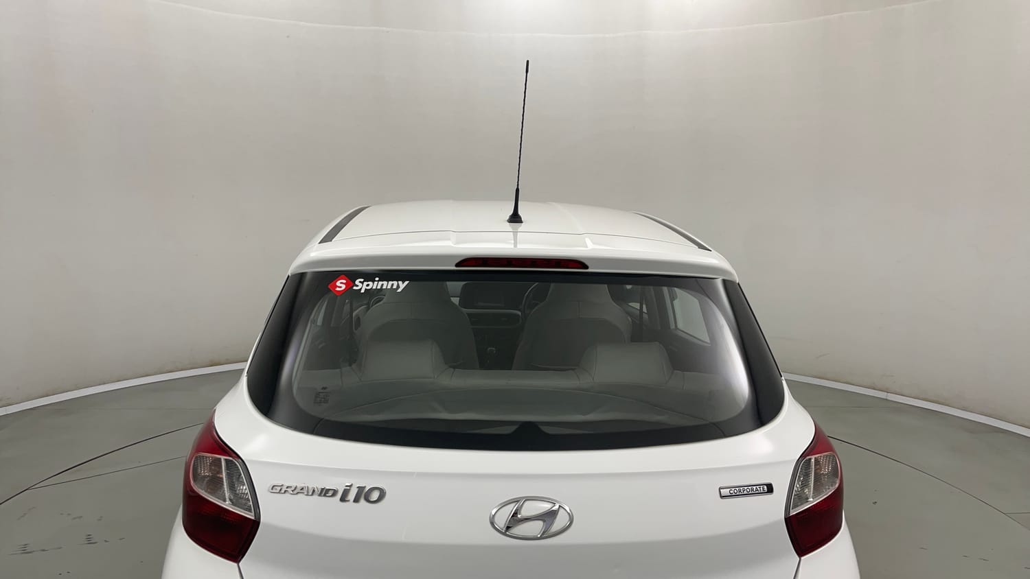 Used 2021 Hyundai Grand i10 Nios Magna Corporate Edition 1.2 Kappa VTVT Petrol Manual exterior BACK WINDSHIELD VIEW