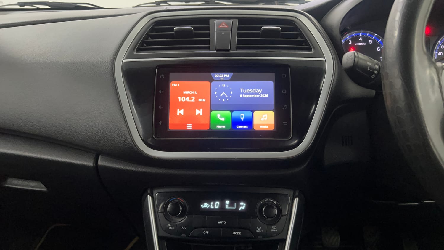 Used 2021 Maruti Suzuki S-Cross Zeta Petrol Manual interior MUSIC SYSTEM & AC CONTROL VIEW