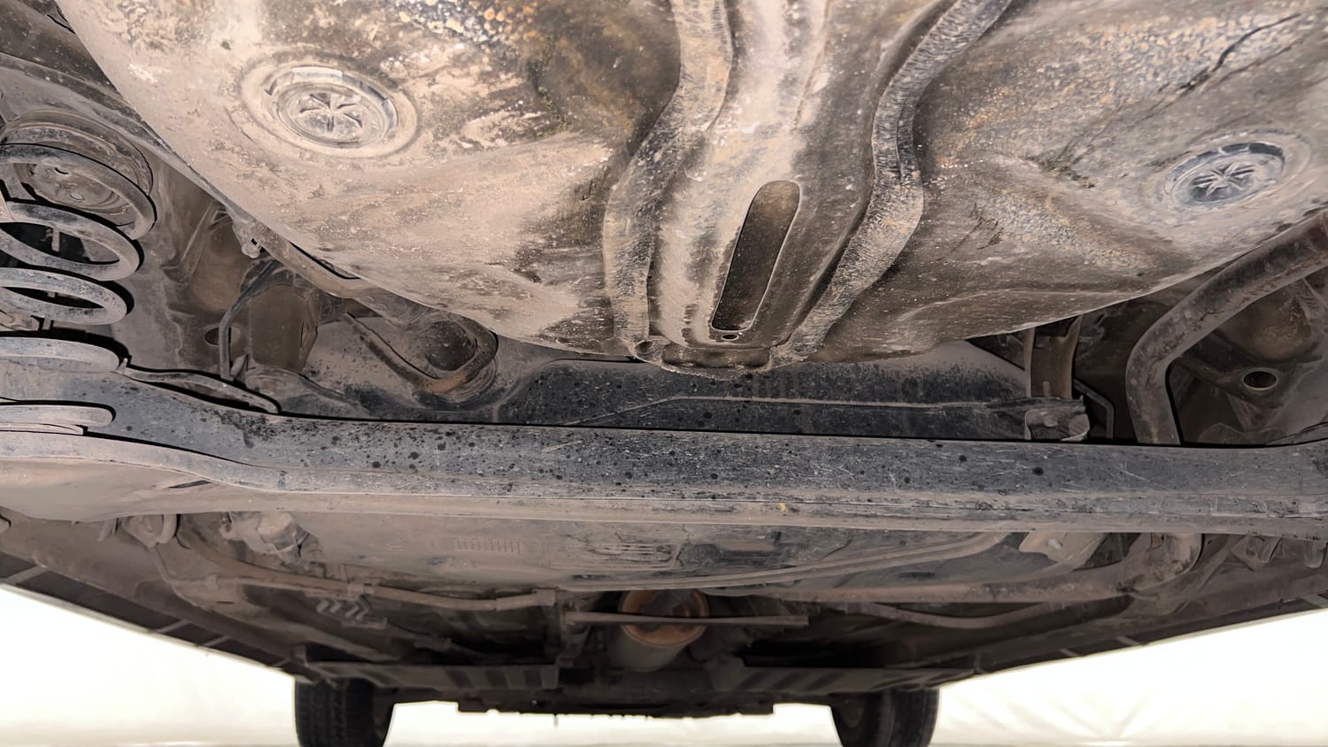 Used 2022 Maruti Suzuki Swift VXi AMT Petrol Automatic extra REAR UNDERBODY VIEW (TAKEN FROM REAR)