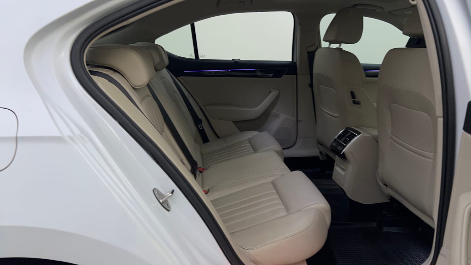 Used 2020 Skoda Superb L&K AT Petrol Automatic interior RIGHT SIDE REAR DOOR CABIN VIEW