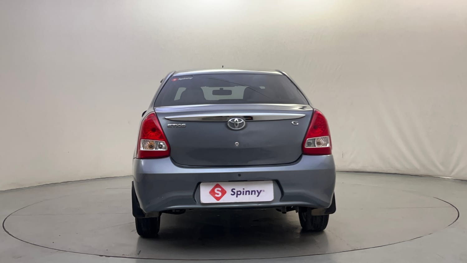 Used 2013 Toyota Etios G Petrol Manual exterior BACK VIEW