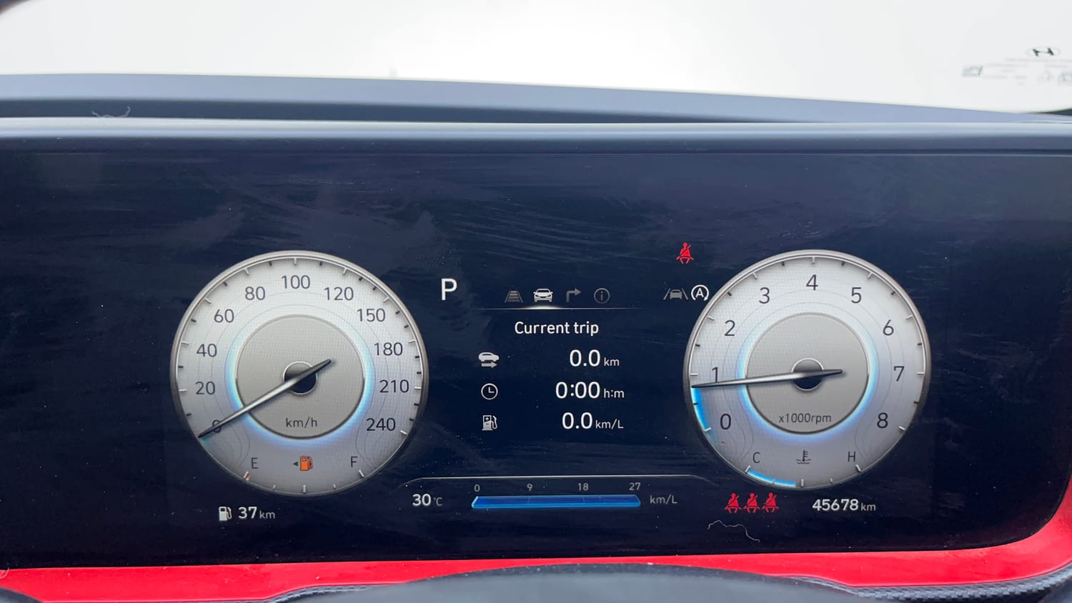 Used 2024 Hyundai Creta N-Line N10 1.5 Turbo DCT Petrol Automatic interior CLUSTERMETER VIEW