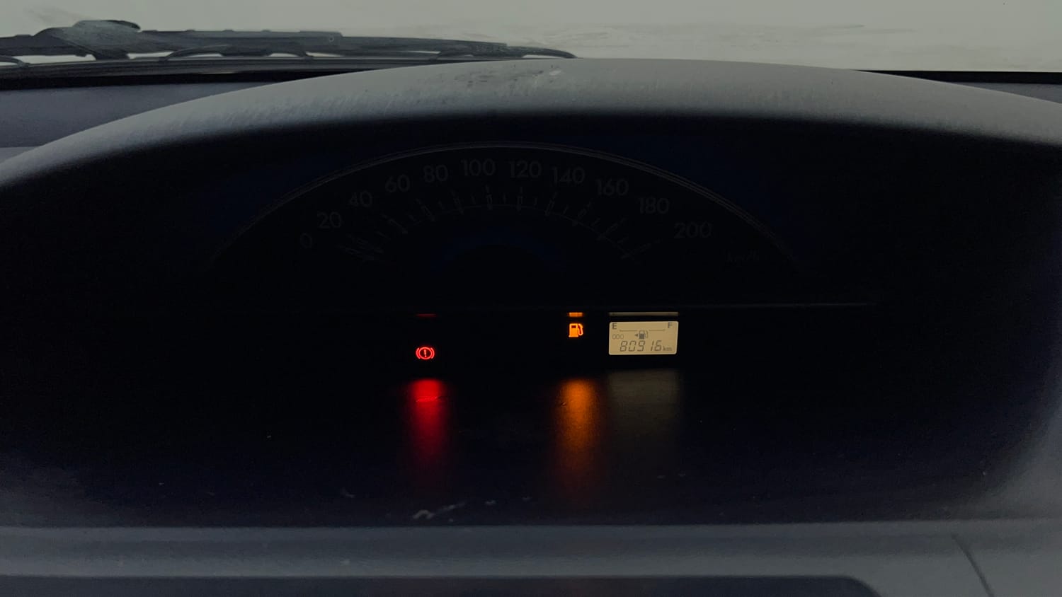 Used 2013 Toyota Etios G Petrol Manual interior CLUSTERMETER VIEW