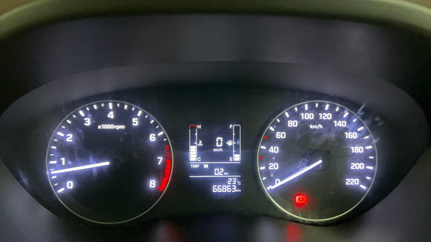 Used 2016 Hyundai Elite i20 Sportz 1.2 Petrol Manual interior CLUSTERMETER VIEW