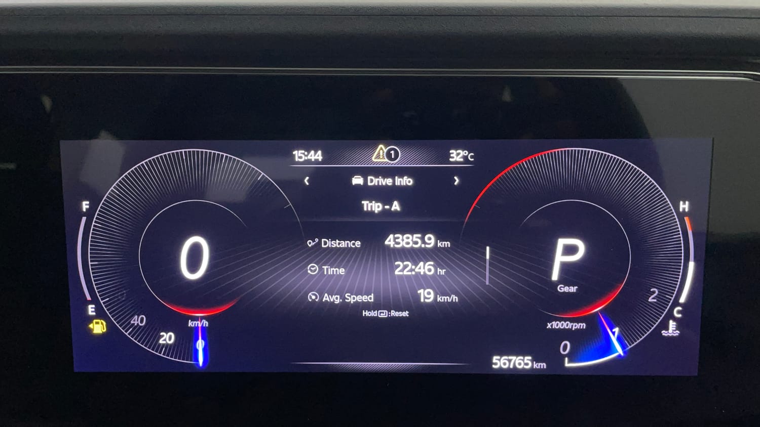 Used 2023 Mahindra XUV700 AX 5 Petrol AT 5 STR Petrol Automatic interior CLUSTERMETER VIEW