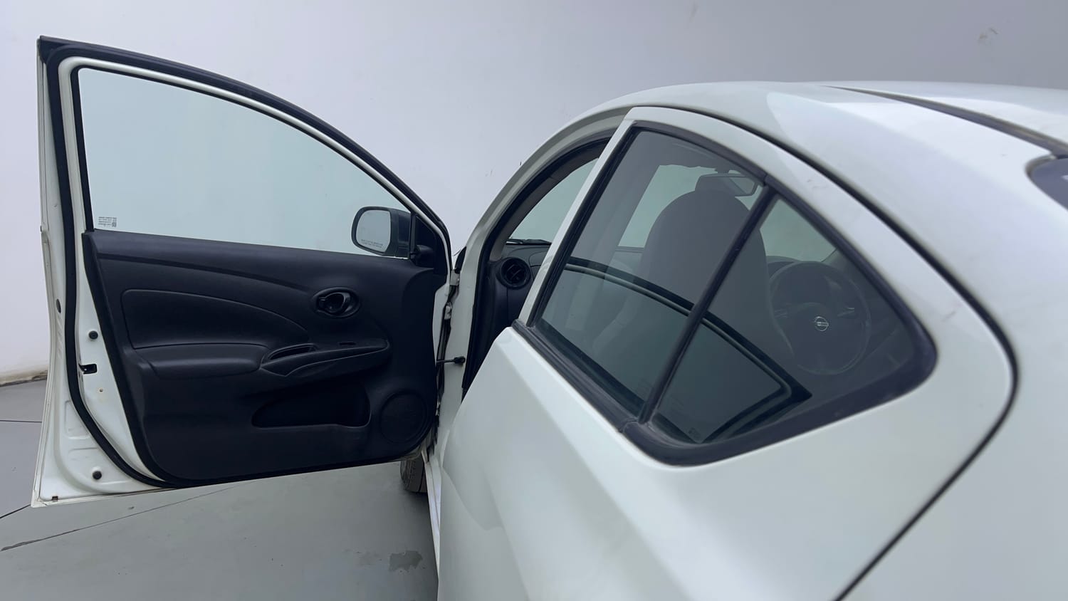 Used 2018 Nissan Sunny XE D Diesel Manual interior LEFT FRONT DOOR OPEN VIEW