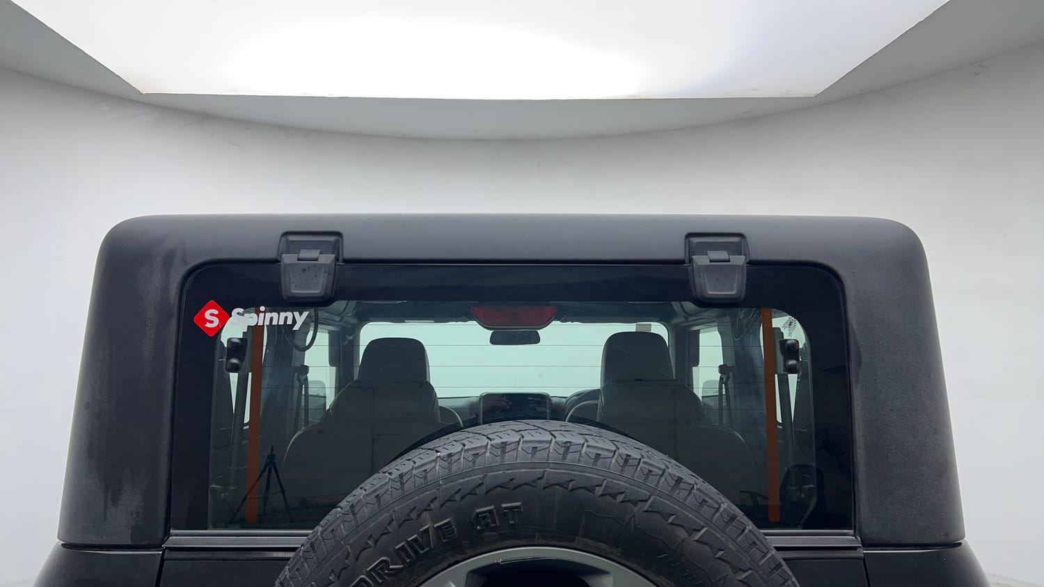 Used 2023 mahindra Thar LX Hard Top Petrol AT 4WD Petrol Automatic exterior BACK WINDSHIELD VIEW