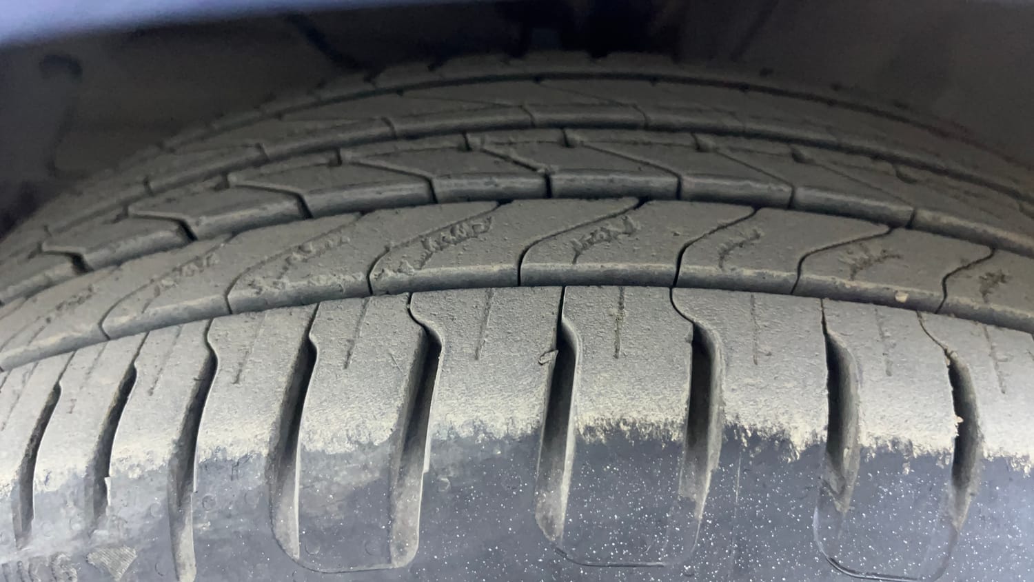 Used 2018 Maruti Suzuki Dzire ZXi Plus AMT Petrol Automatic tyres LEFT FRONT TYRE TREAD VIEW