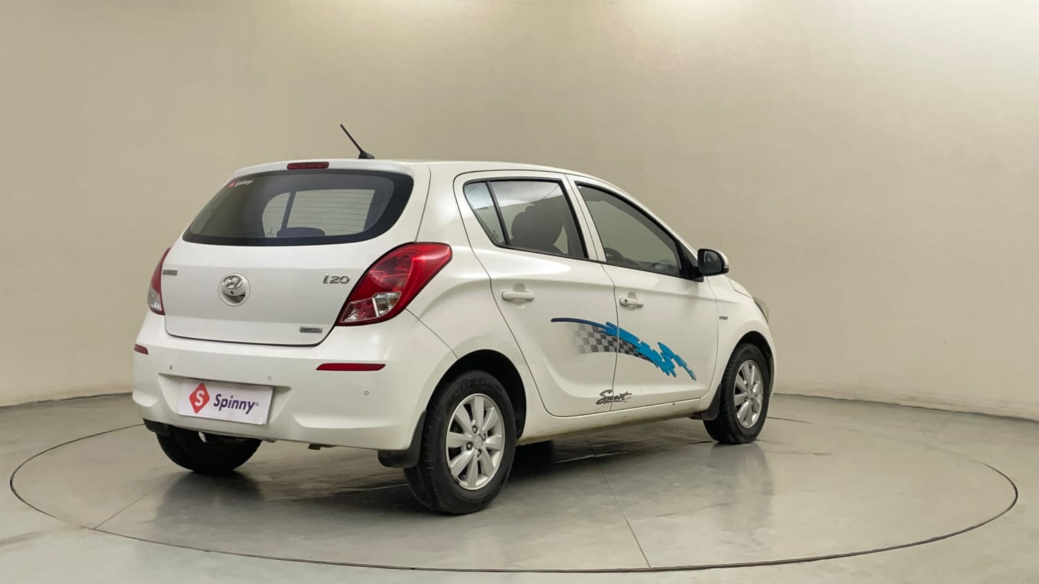 Used 2012 Hyundai i20 Sportz 1.2 Petrol Manual exterior RIGHT REAR CORNER VIEW