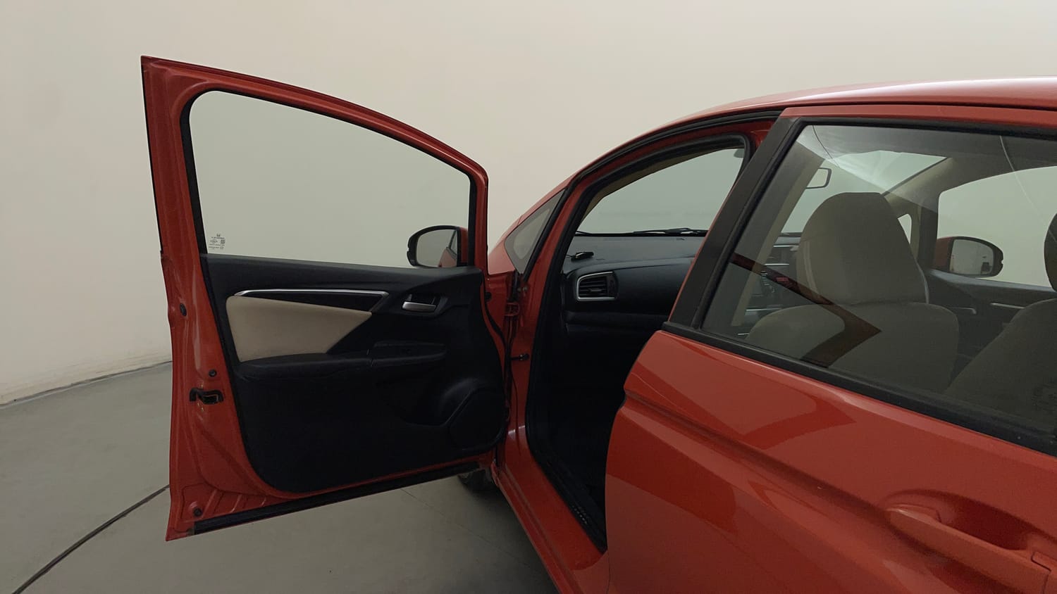 Used 2016 Honda Jazz V AT Petrol Petrol Automatic interior LEFT FRONT DOOR OPEN VIEW