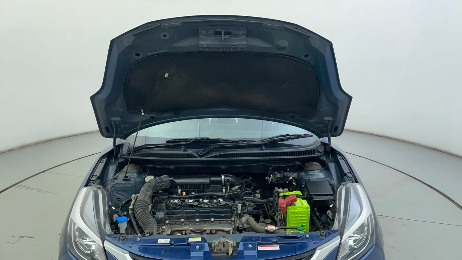 Used 2022 Maruti Suzuki Baleno Delta Petrol Manual engine ENGINE & BONNET OPEN FRONT VIEW