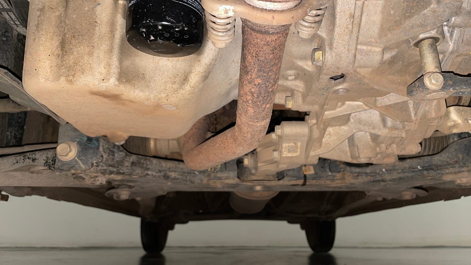 Used 2023 Maruti Suzuki Alto K10 VXi Petrol Manual extra FRONT LEFT UNDERBODY VIEW