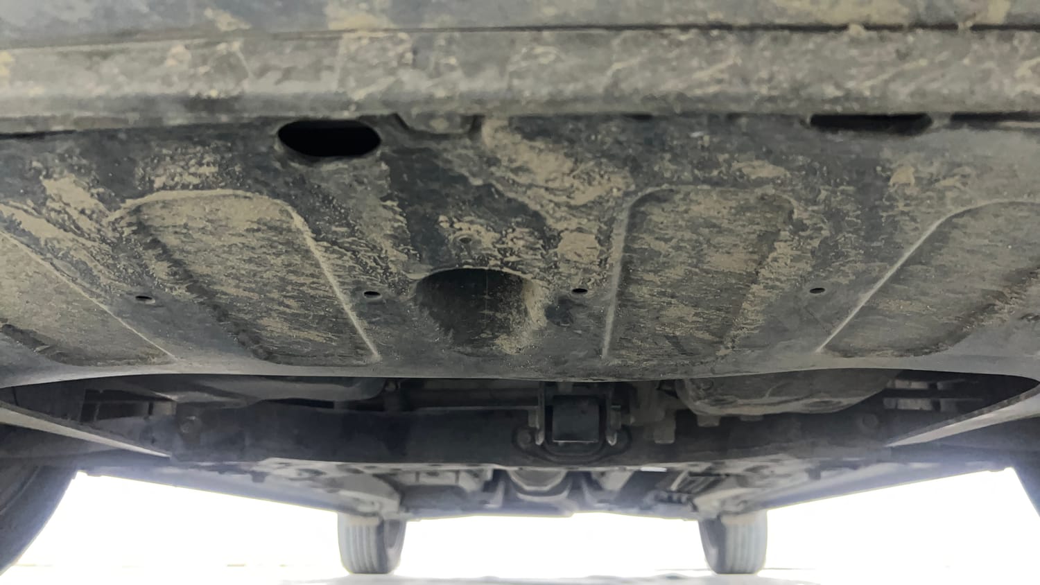 Used 2025 Hyundai New i20 Asta (O) 1.2 IVT Petrol Automatic extra FRONT LEFT UNDERBODY VIEW