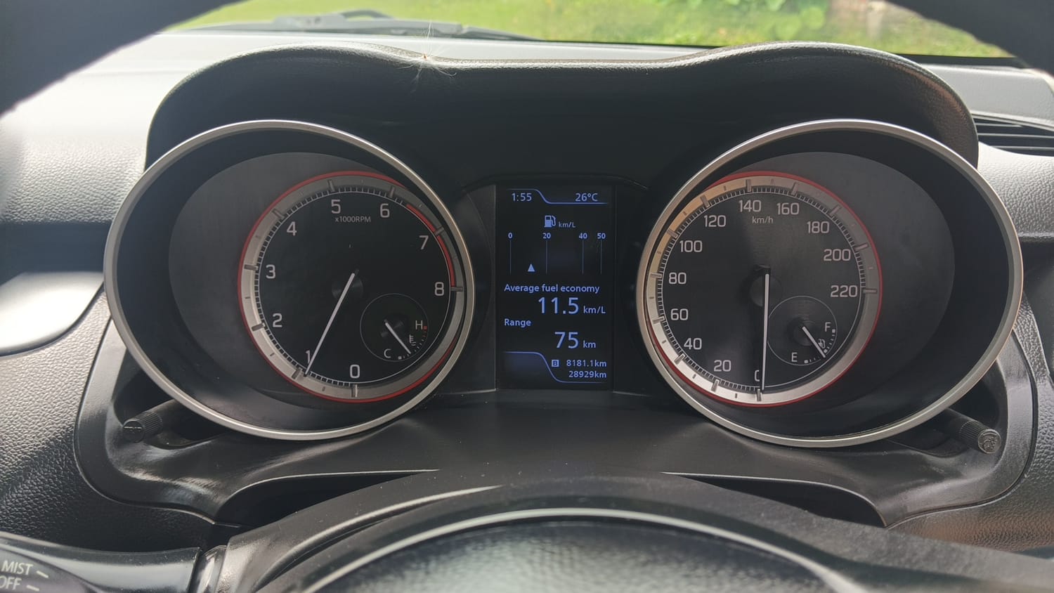 Used 2021 Maruti Suzuki Swift ZXi Plus Petrol Manual interior CLUSTERMETER VIEW