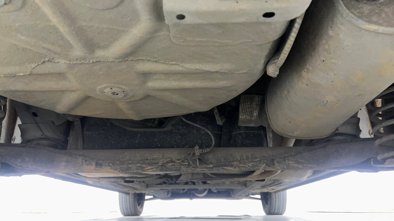 Used 2011 Ford Figo Duratec Petrol Titanium 1.2 Petrol Manual extra REAR UNDERBODY VIEW (TAKEN FROM REAR)