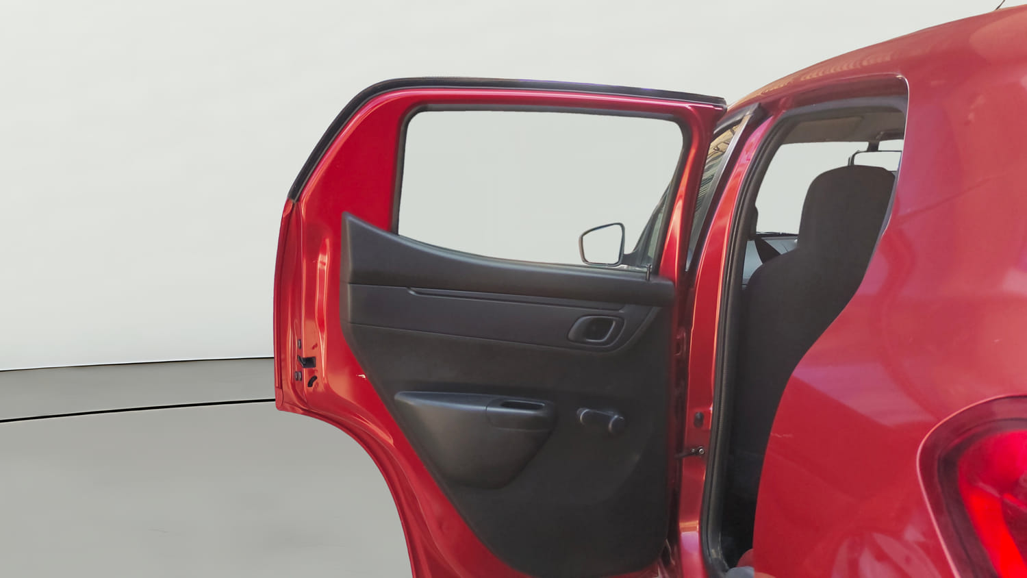 Used 2017 Renault Kwid 1.0 RXT AMT Opt Petrol Automatic interior LEFT REAR DOOR OPEN VIEW