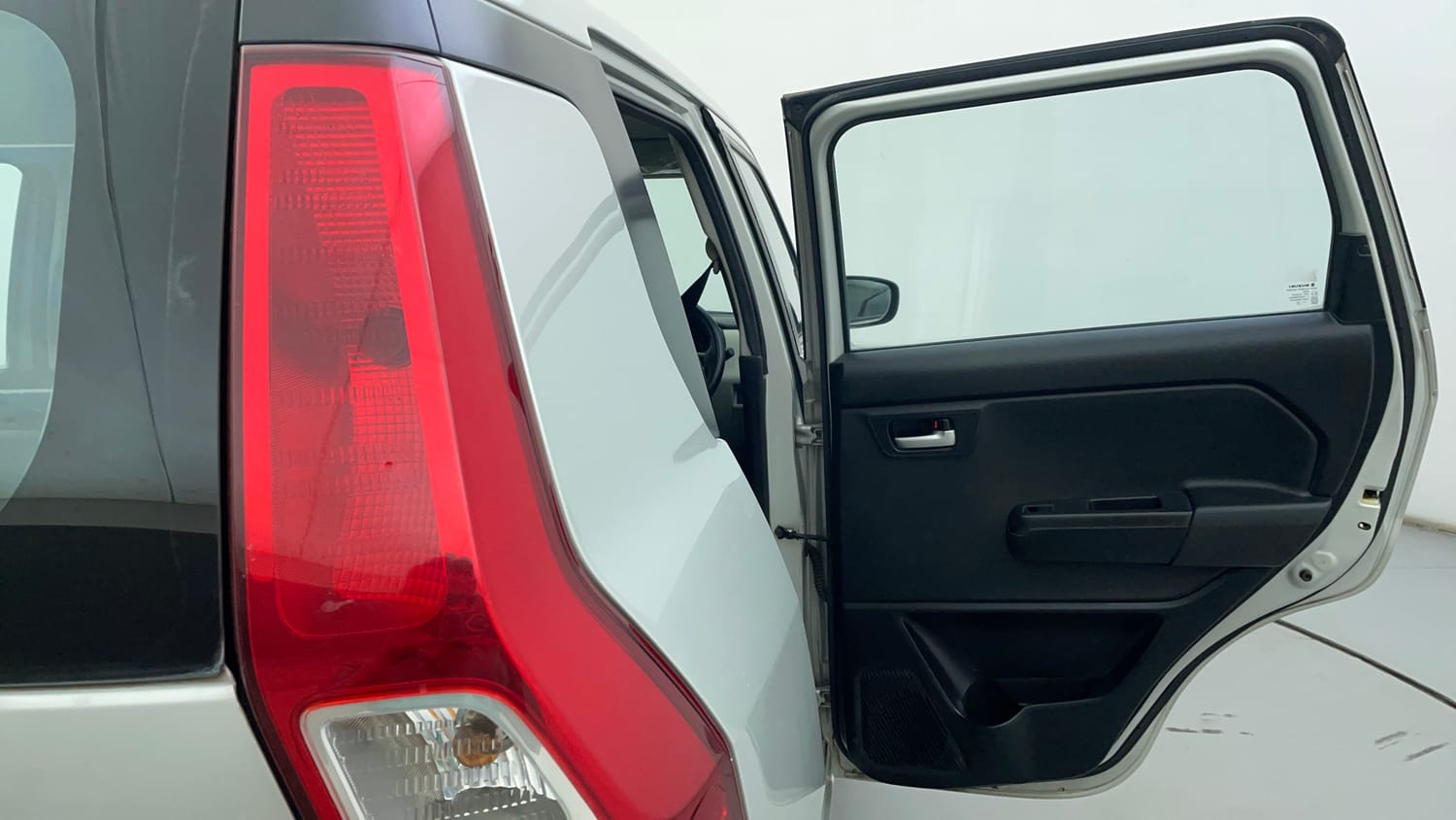Used 2019 Maruti Suzuki Wagon R VXi 1.2 Petrol Manual interior RIGHT REAR DOOR OPEN VIEW