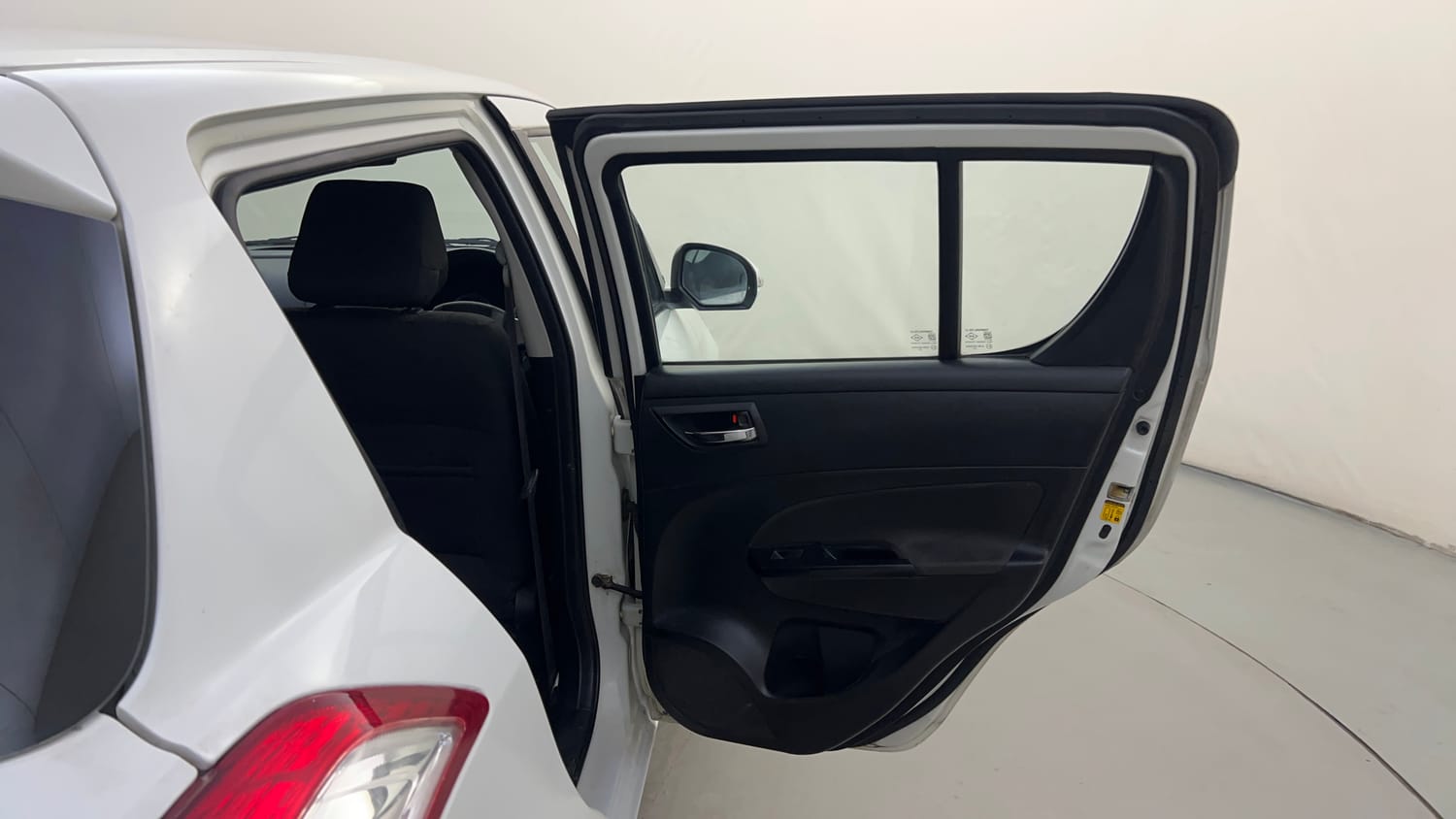 Used 2012 Maruti Suzuki Swift VXi Petrol Manual interior RIGHT REAR DOOR OPEN VIEW