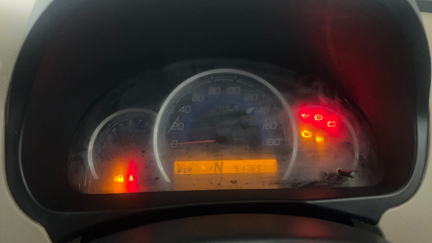 Used 2017 Maruti Suzuki Wagon R VXI+ AMT Petrol Automatic interior CLUSTERMETER VIEW