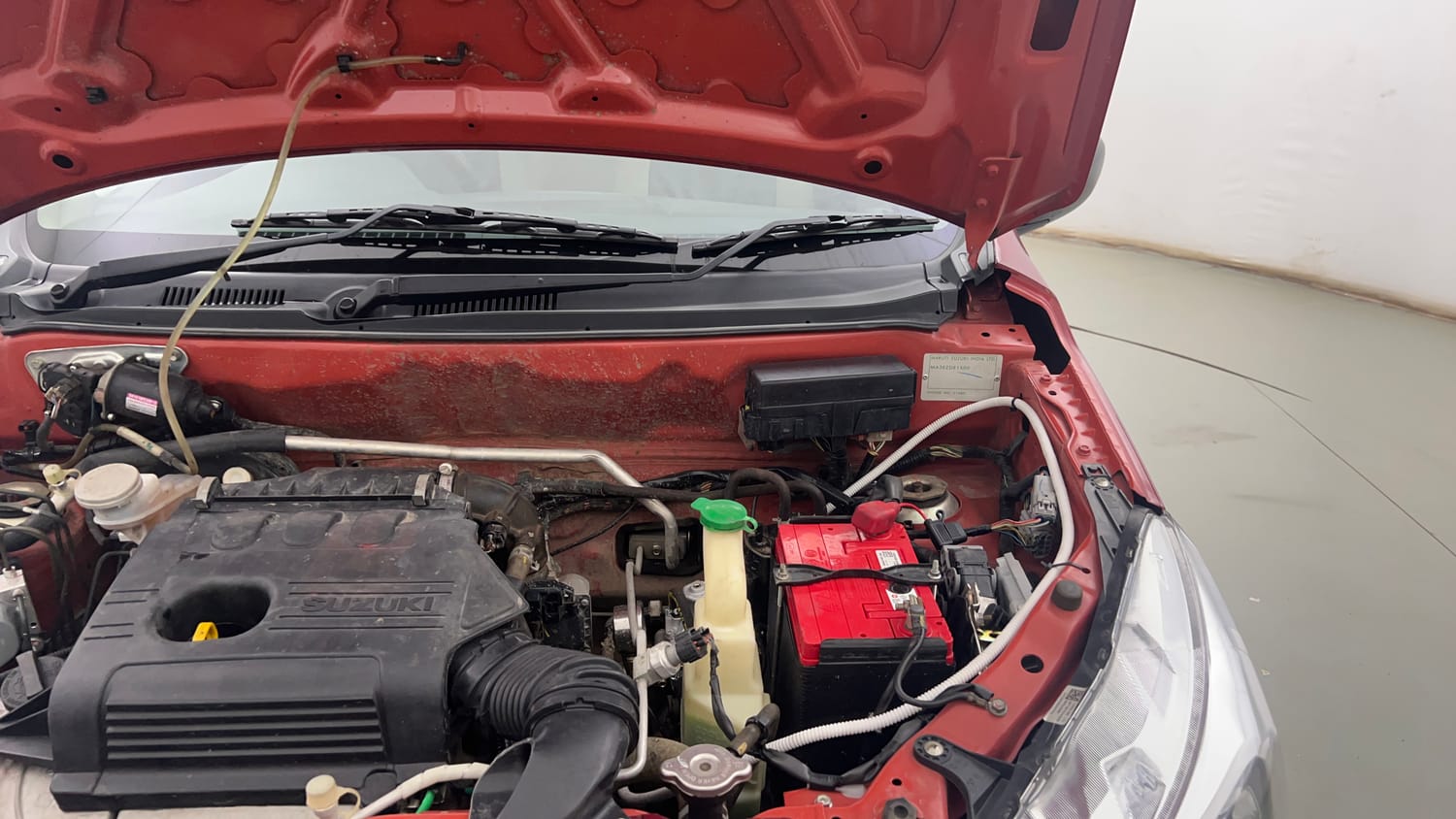 Used 2019 Maruti Suzuki Alto K10 VXI CNG (Outside Fitted) Cng Manual engine ENGINE LEFT SIDE HINGE & APRON VIEW