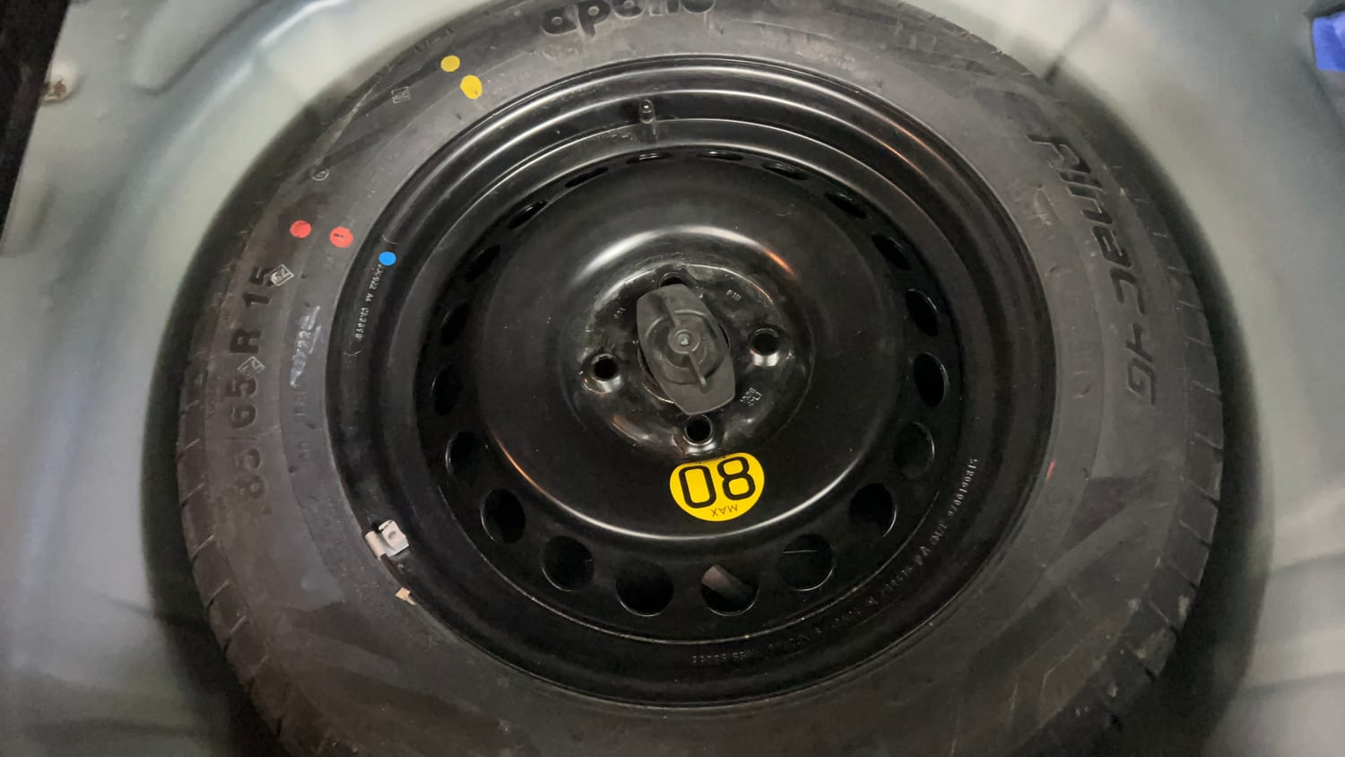 Used 2022 Maruti Suzuki Baleno Alpha AGS Petrol Automatic tyres SPARE TYRE VIEW