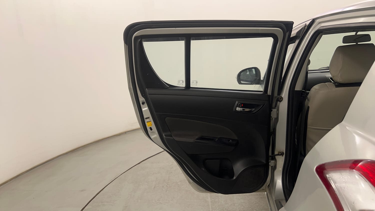 Used 2013 Maruti Suzuki Swift VXi Petrol Manual interior LEFT REAR DOOR OPEN VIEW
