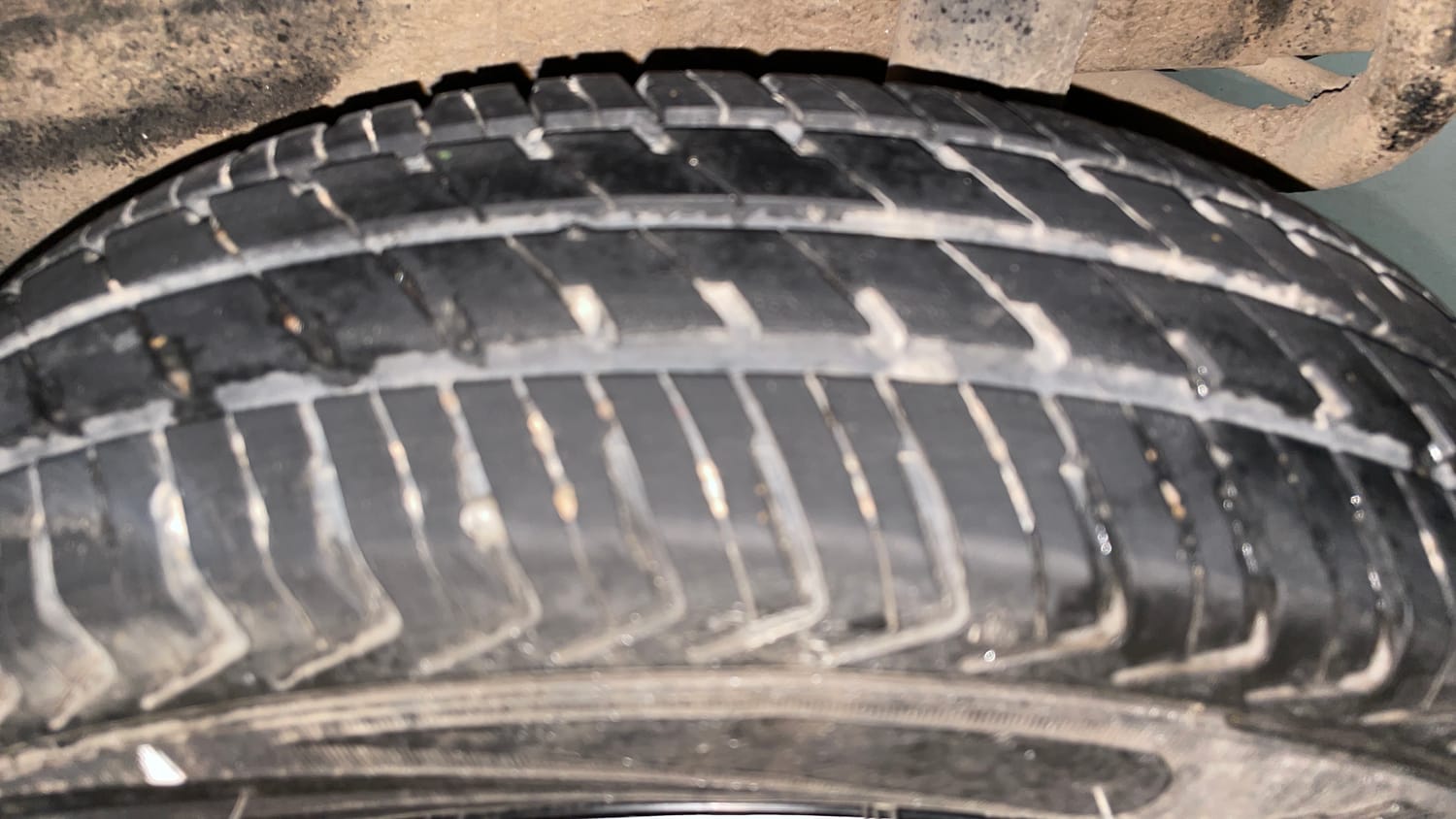 Used 2023 Maruti Suzuki Alto K10 VXi Petrol Manual tyres LEFT REAR TYRE TREAD VIEW